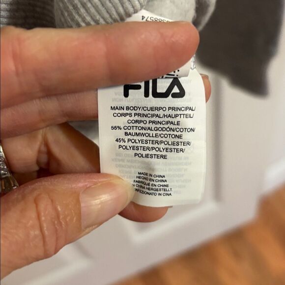 Fila Zip Hoodie, gray, Medium - Picture 6 of 6